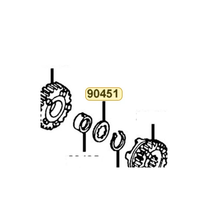 90451-KED9-900 WASHER 22MM — diagram cutout