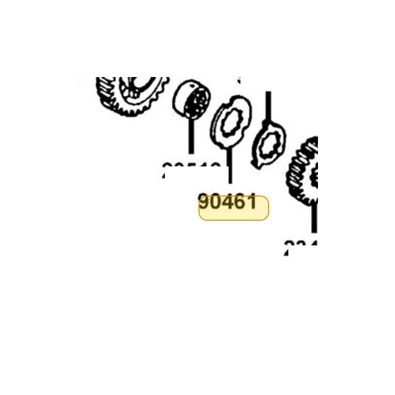 90461-KED9-900 WASHER SPLINE 22MM — diagram cutout