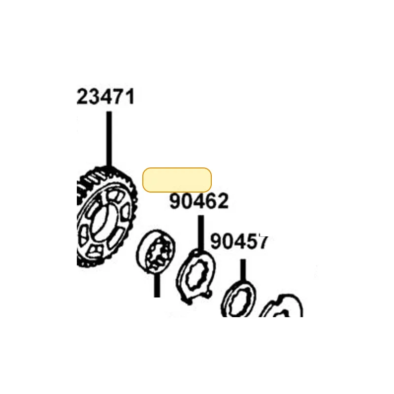 90462-KED9-900 WASHER LOCK 25M/M — diagram cutout