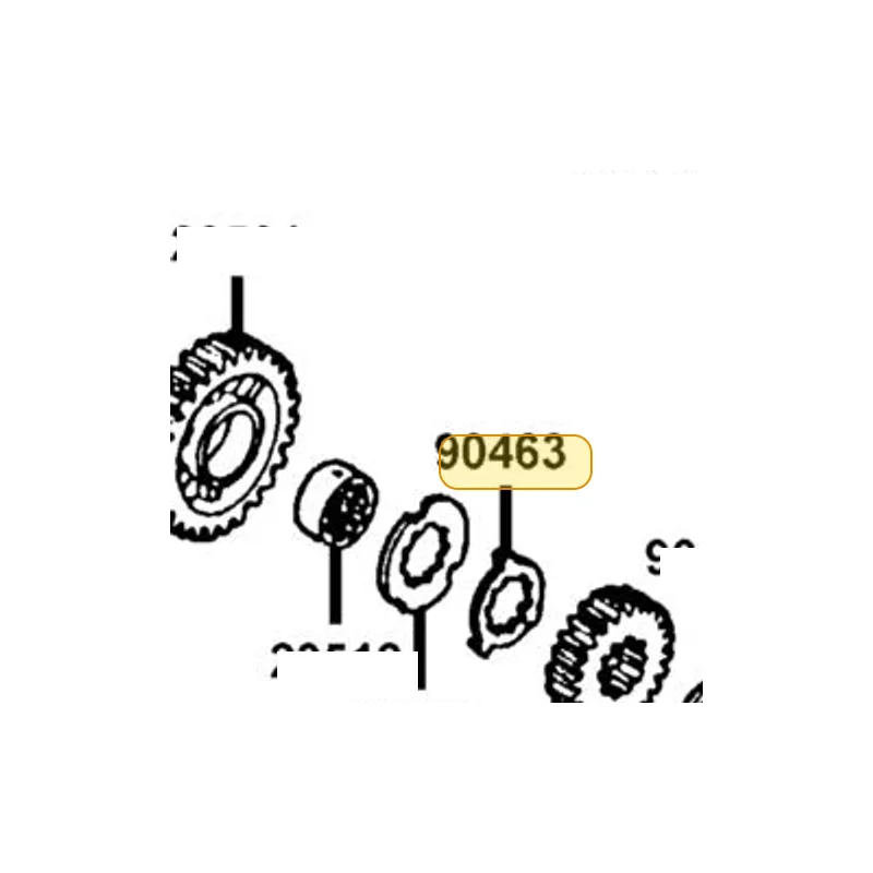 90463-KED9-900 WASHER LOCK 22M/M — diagram cutout