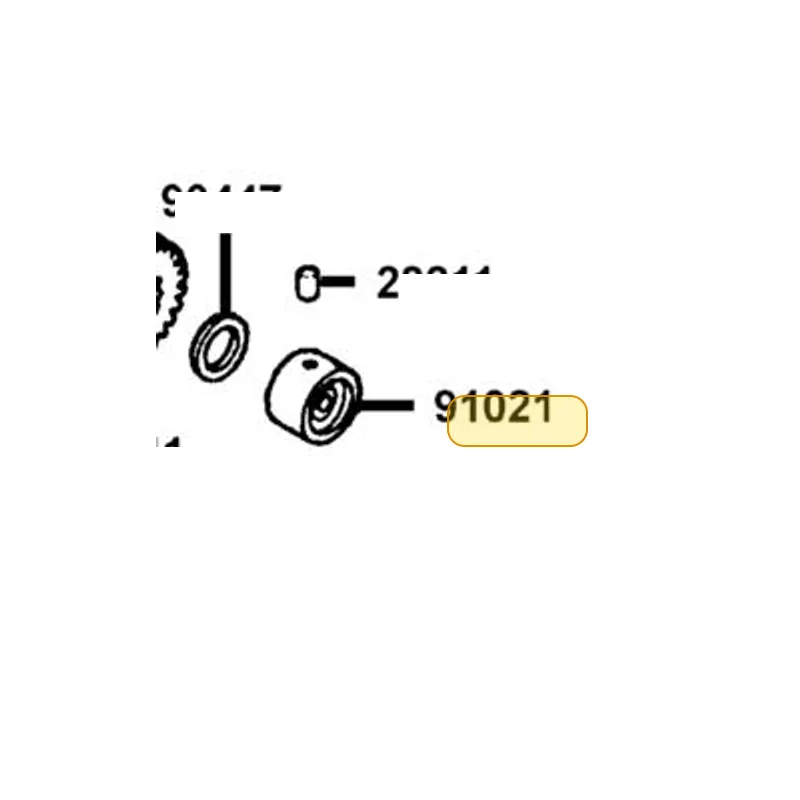 91021-KED9-900 BRG NEEDLE NKZ 17*31*18-2 — diagram cutout