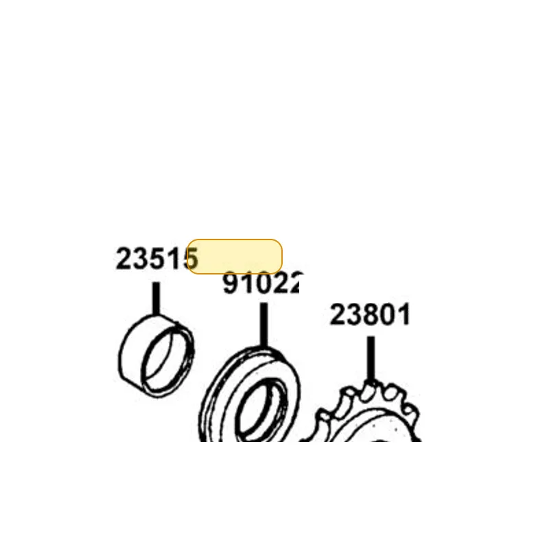 91022-KED9-900 OIL SEAL 34X52X10 — diagram cutout