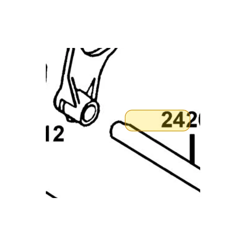 2426A-KED9-900 SHAFT SHIFT FORK COMP — diagram cutout