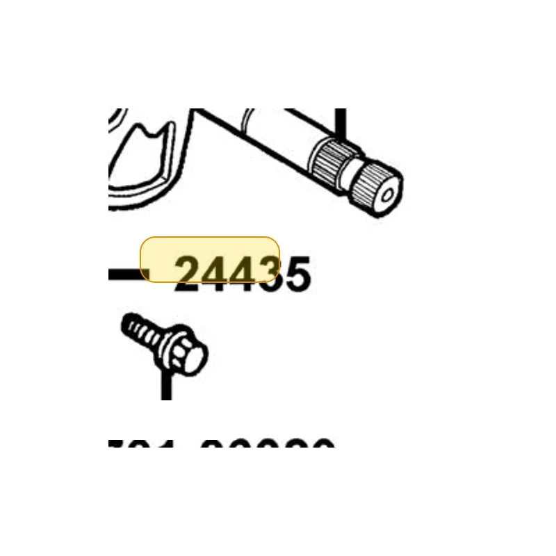 24435-KED9-900 SPRING GEAR SHIFT DRUM — diagram cutout