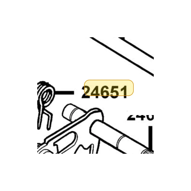 24651-KED9-900 SPRING GEAR SHIFT RETURN — diagram cutout