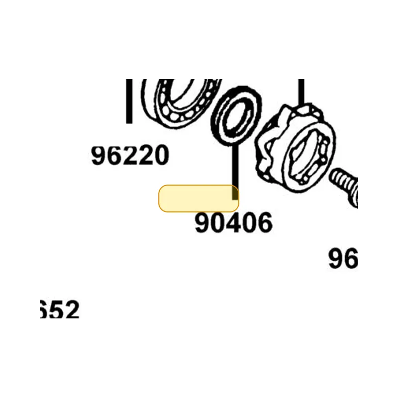 90406-KED9-900 WASHER 32*25*3 — diagram cutout