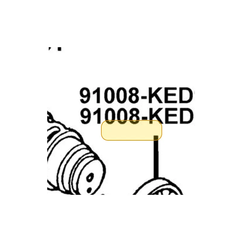 91008-KED9-900 BRG BALL 16005 — diagram cutout