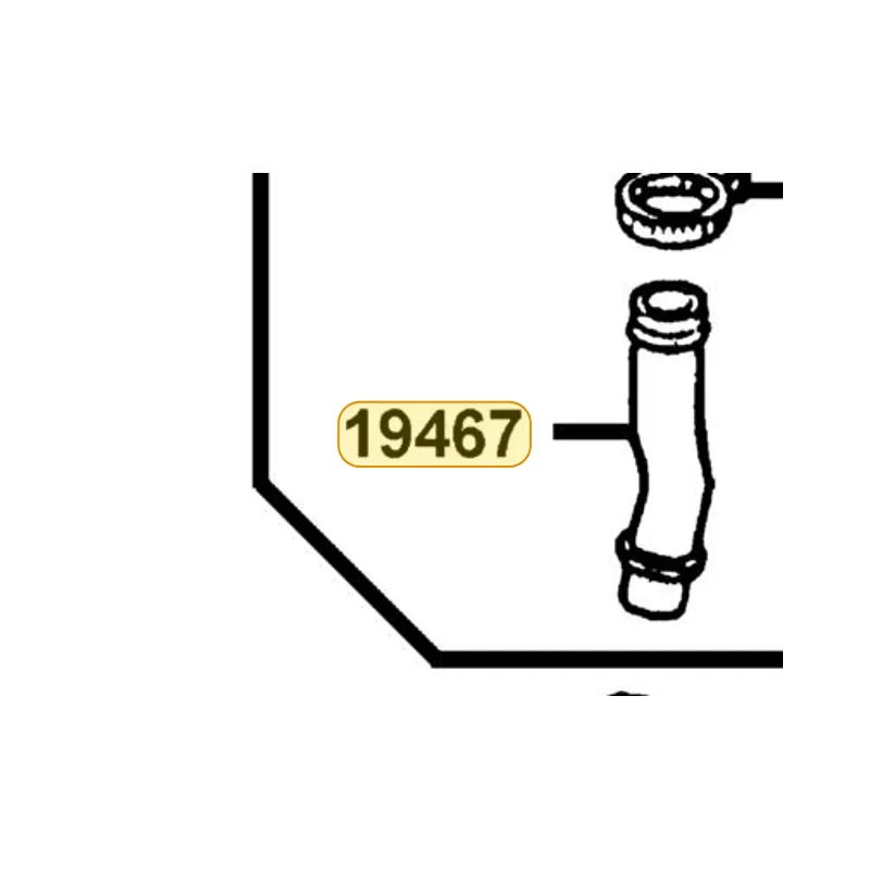 19467-KED9-900 PIPE B COOLANT — diagram cutout