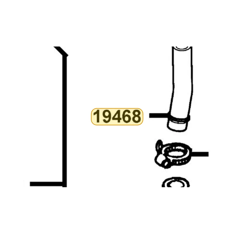 19468-KED9-900 RUBBER MOUNTING — diagram cutout