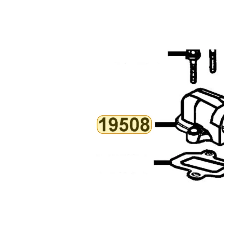 19508-KED9-900 CASE COOLER TANK PIPE — diagram cutout