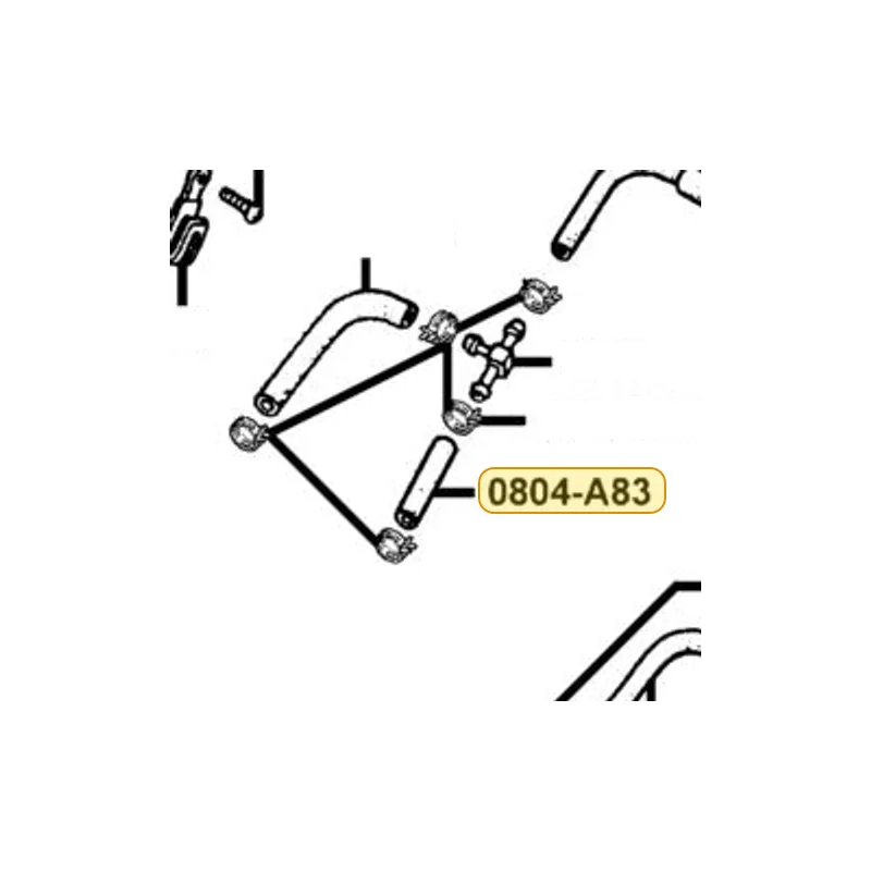 0804-A83-0000 FUEL TUBE — diagram cutout