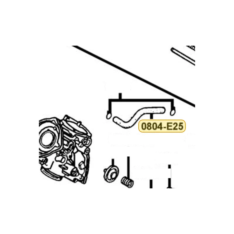 0804-E25-0000 ICING TUBE — diagram cutout