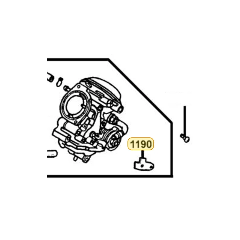 1190-B64-2000 STAY PLATE — diagram cutout