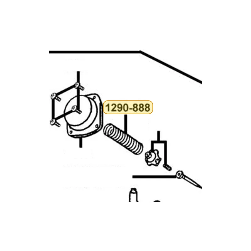 1290-888-2000 COIL SPG — diagram cutout