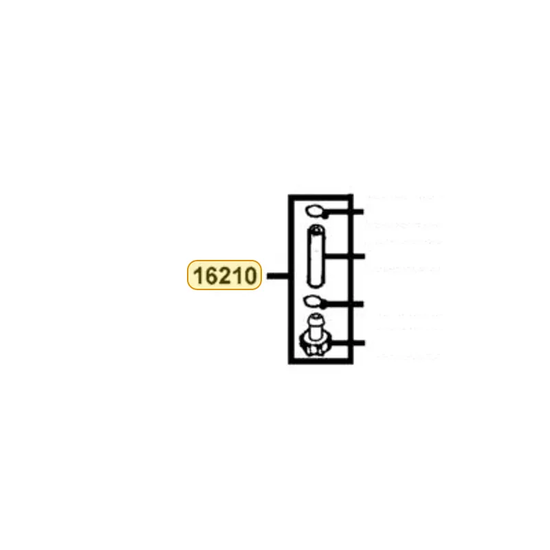 16210-KED9-900 DRAIN TUBE ASSY CARB — diagram cutout