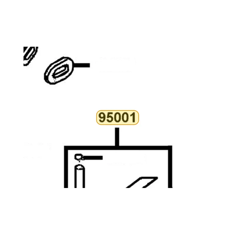 95001-KED9-900 TUBE DRAIN — diagram cutout