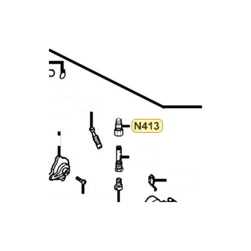 N413-21H00 NEEDLE JET HOLDER — diagram cutout