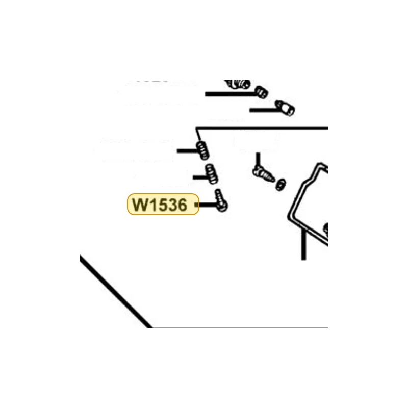 W1536-169-9900 SYNCHRONIZE STOP SCREW — diagram cutout