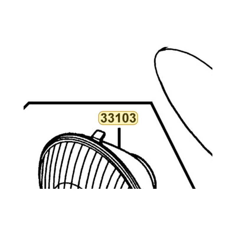 33103-KED9-M30 REFLECTOR HEAD LIGHT — diagram cutout