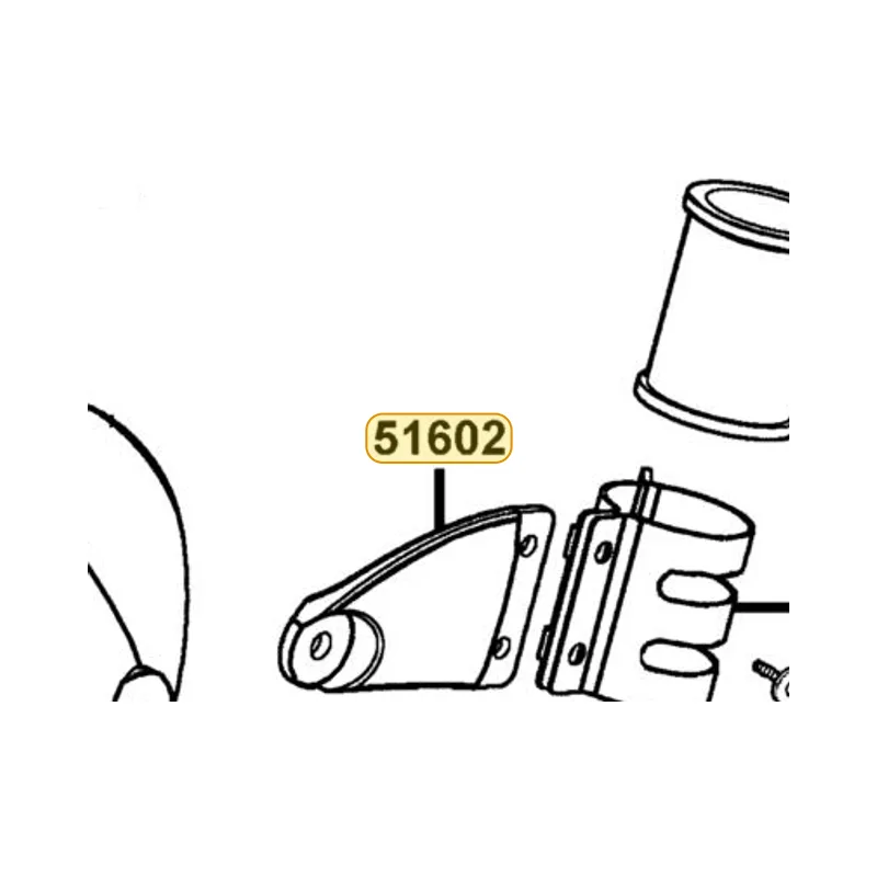 51602-KED9-900-NJA STAY L HEAD LIGHT (Silver) — diagram cutout