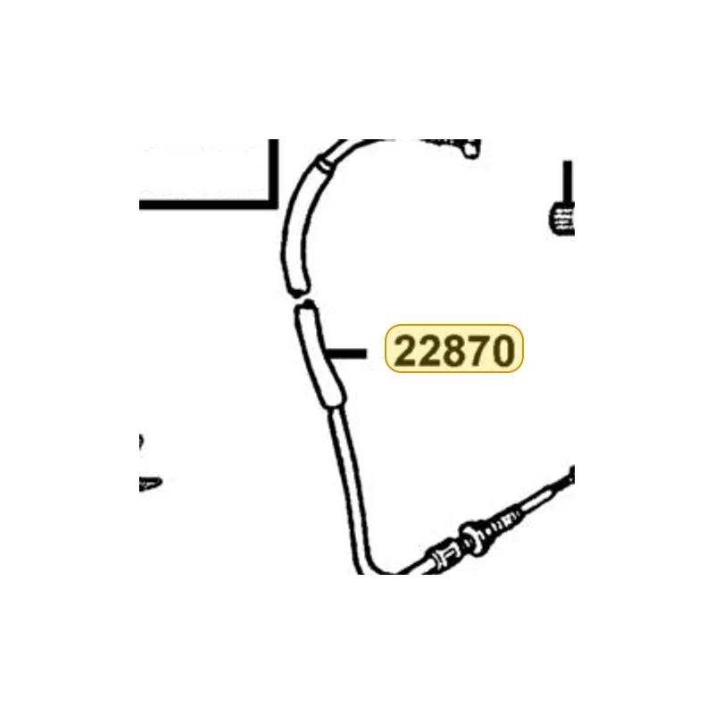 22870-KED9-900 CABLE COMP CLUTCH — diagram cutout