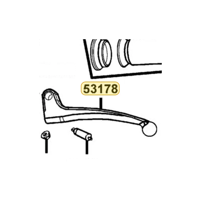 53178-KKA8-900-M3A LEVER L STRG HNDL — diagram cutout