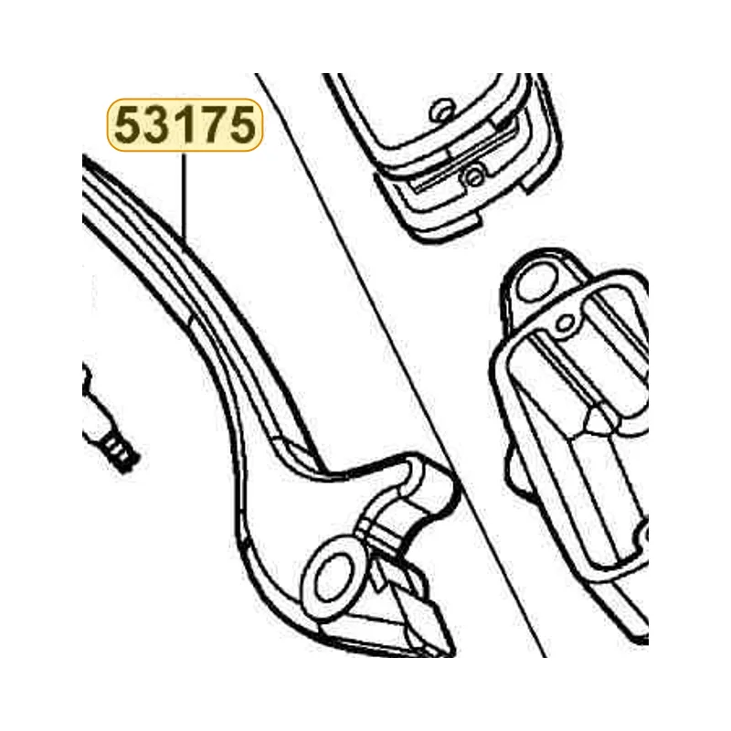 53175-KKA8-900-M3A LEVER R STRG HNDL — diagram cutout