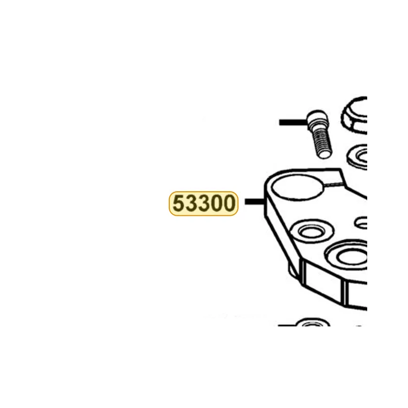 53300-KED9-900 BRIDGE FORK TOP — diagram cutout