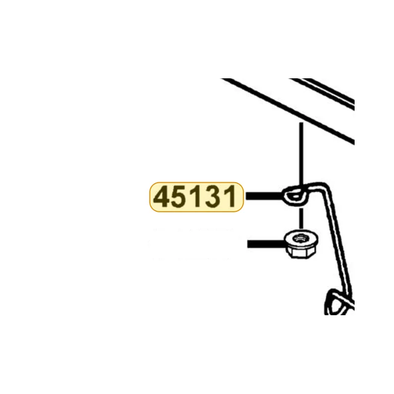 45131-KED9-900 CLAMPER A BRK HOSE — diagram cutout
