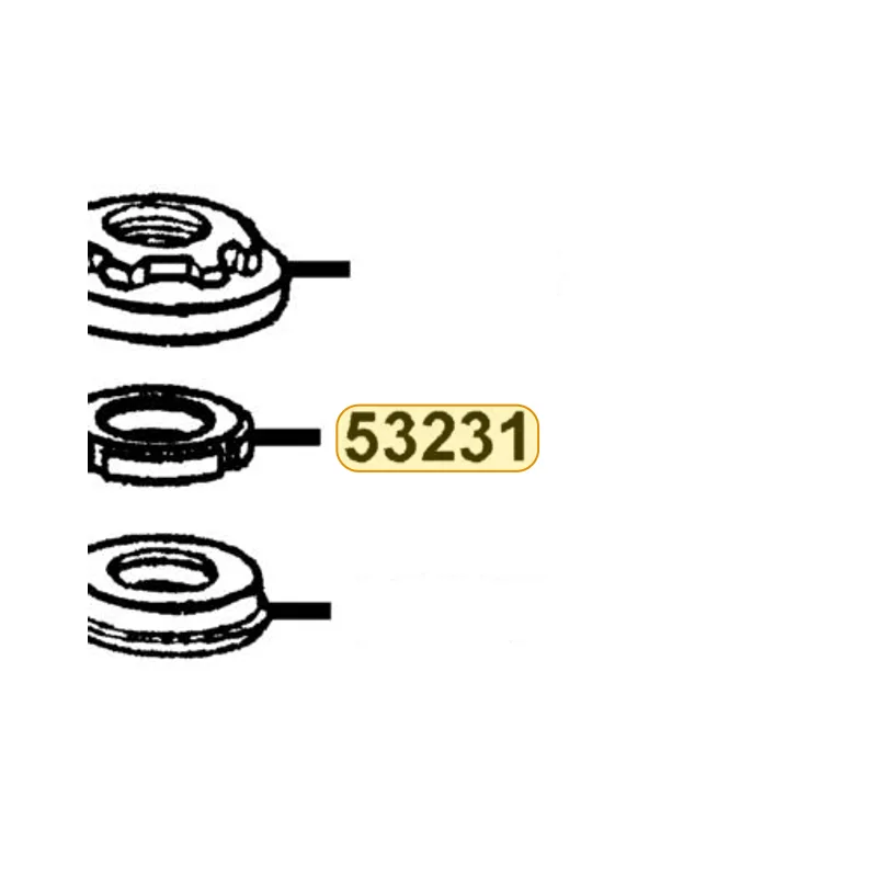 53231-KED9-900 NUT LOCK — diagram cutout