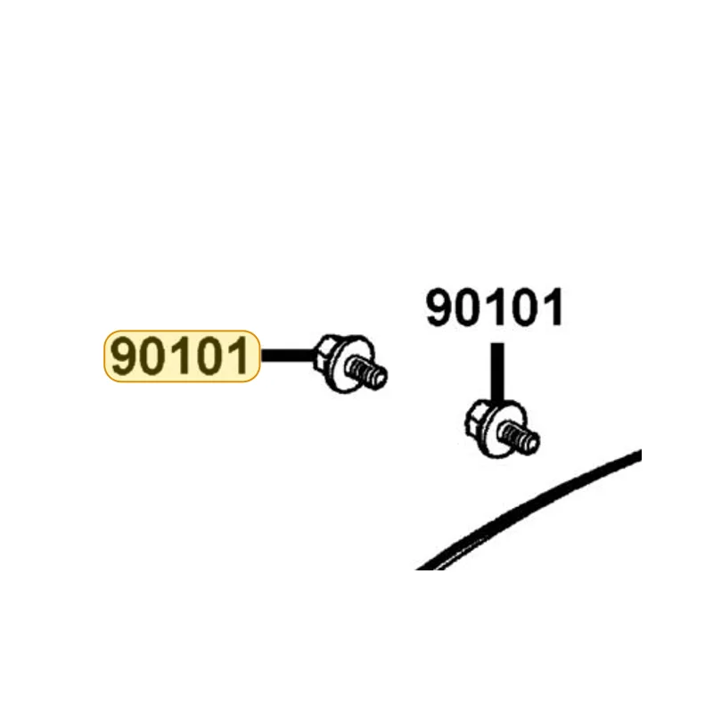 90101-KED9-900 BOLT NUT 6MM — diagram cutout