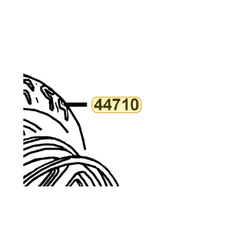 44710-KED9-90C TIRE ASSY FR/120/80-17 61S /CHENG SHIN — diagram cutout