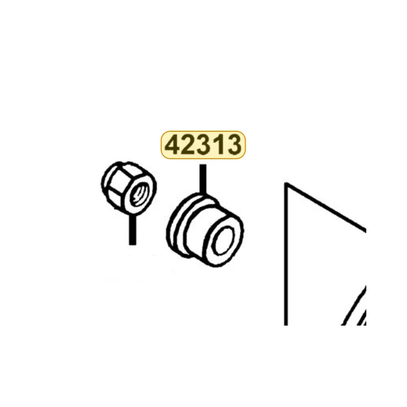42313-KED9-900 COLLAR R RR WHEEL — diagram cutout