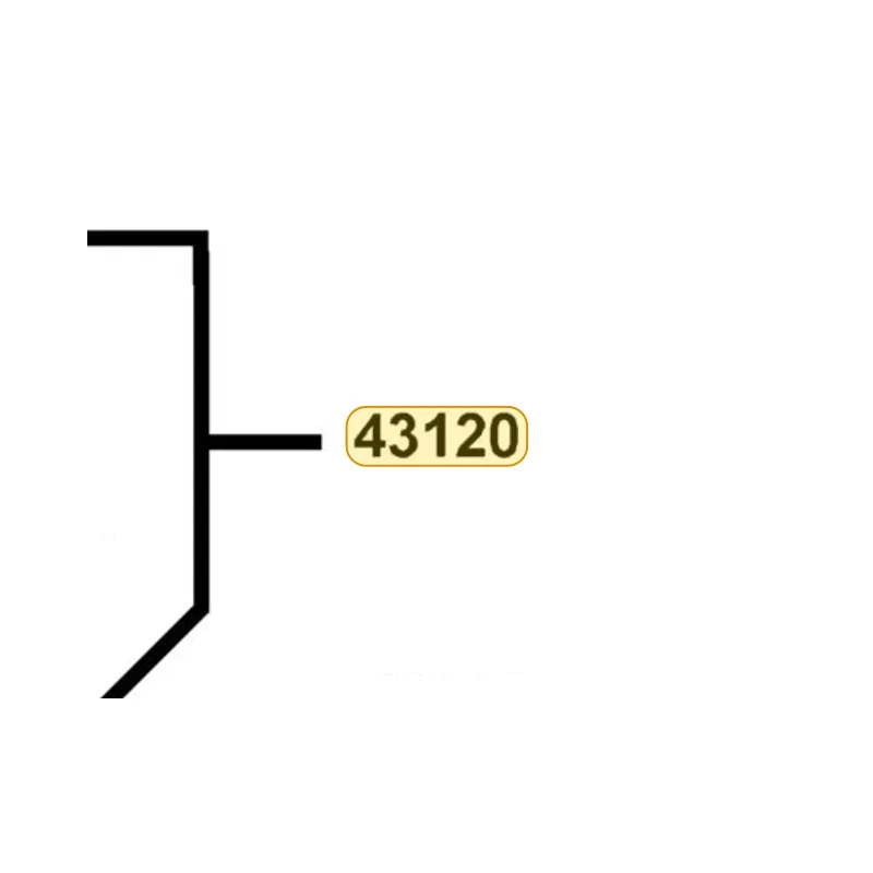 43120-KED9-305 SHOE SET — diagram cutout