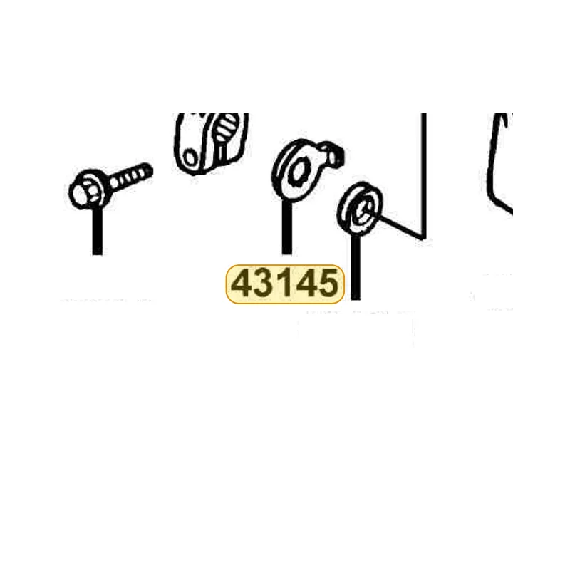 43145-KED9-900 INDICATE RR BRK — diagram cutout