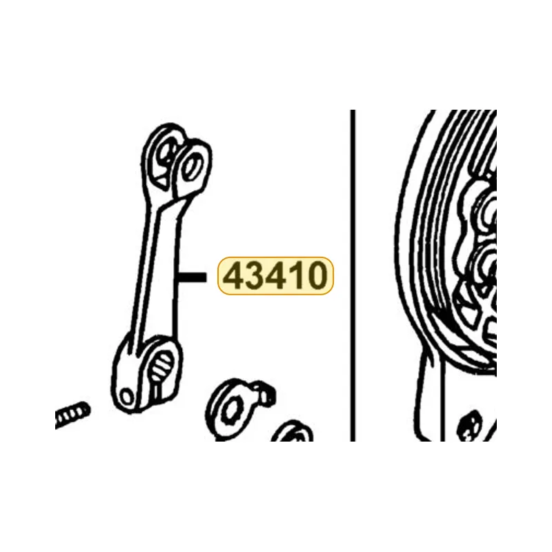 43410-KED9-900 ARM RR BRK — diagram cutout