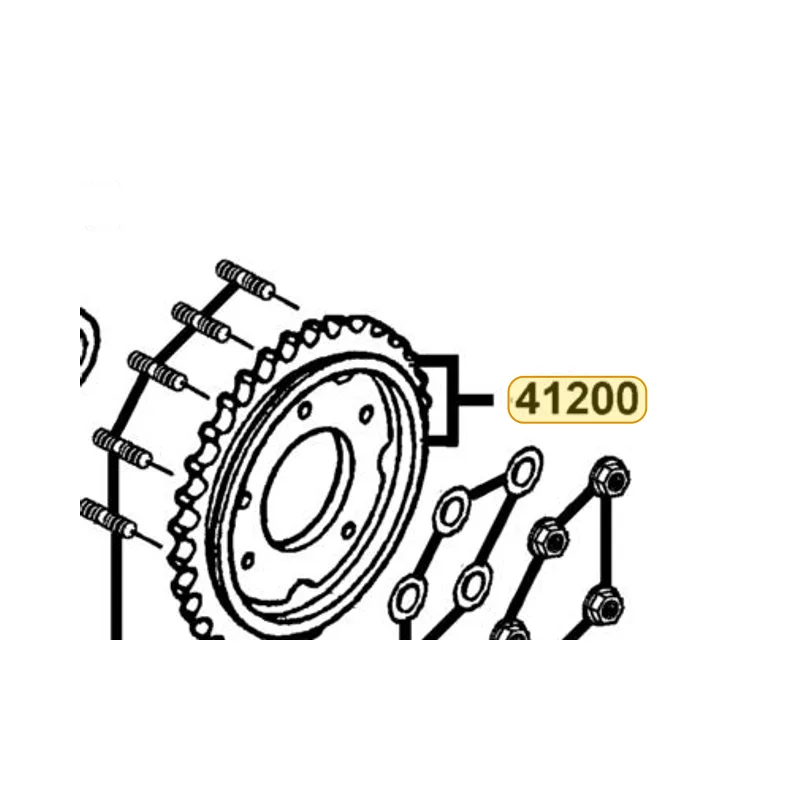 41200-KED9-900 SPRKT COMP — diagram cutout