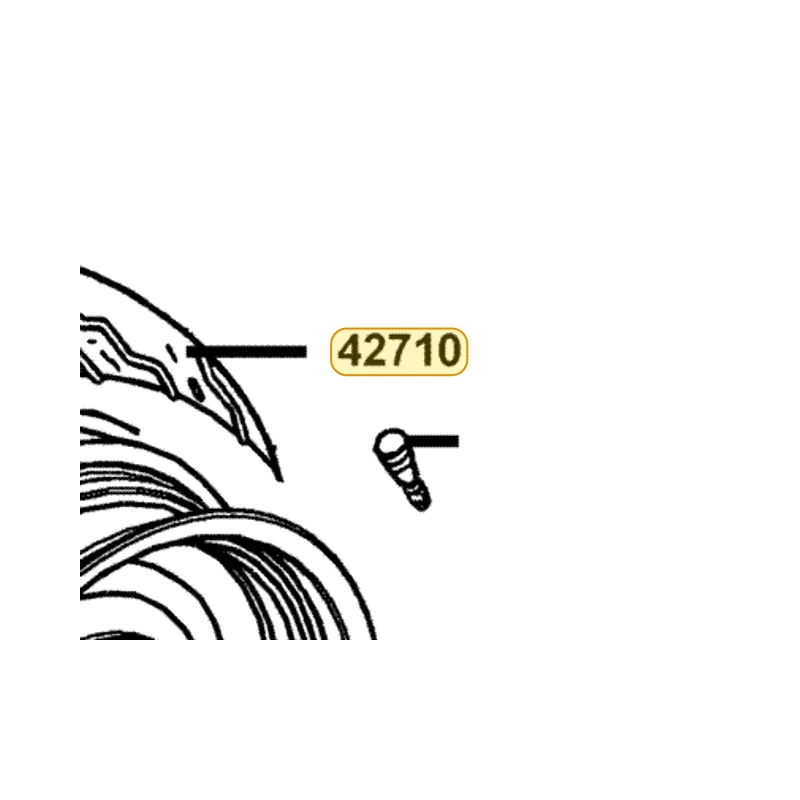 42710-KED9-90C TIRE ASSY RR 150/80-15 70H /CHENG SHIN — diagram cutout