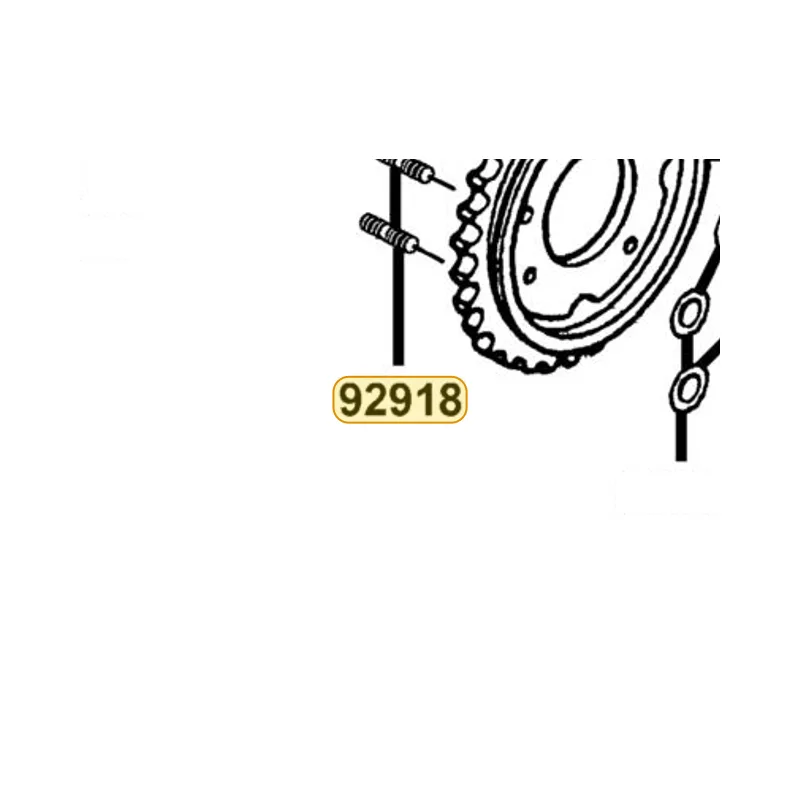 92918-KED9-900 BOLT STUD 10*30 — diagram cutout