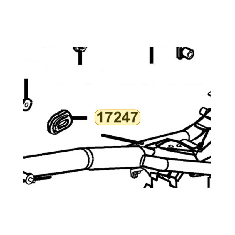 17247-3C03-001 GROMMET A AIR CLEANER CASE — diagram cutout
