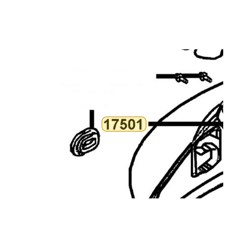 17501-KED9-900 STAY METER COVER — diagram cutout