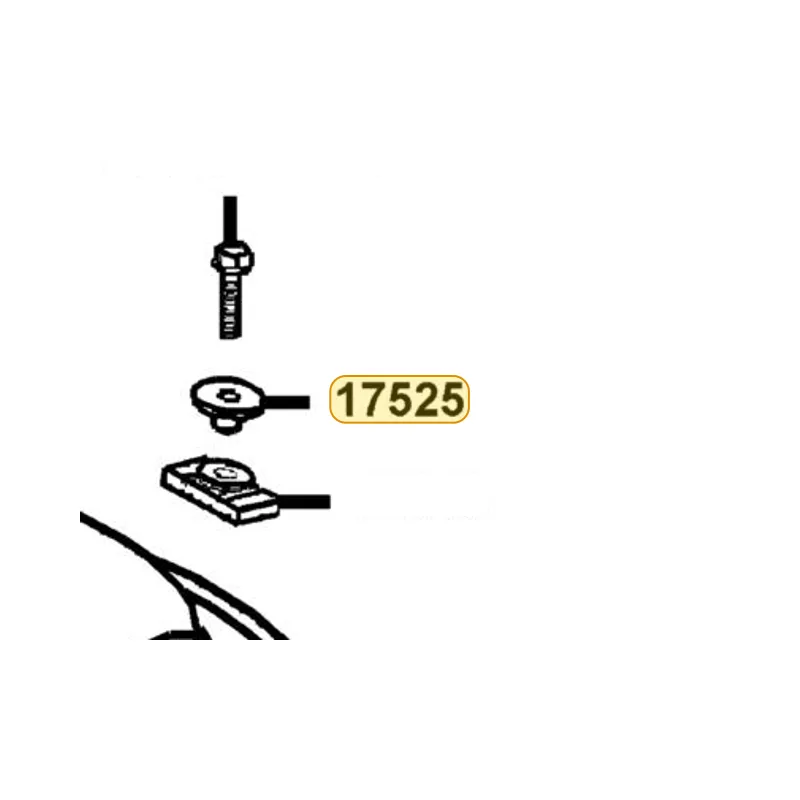 17525-KGG7-001 COLLAR FUEL TANK MT — diagram cutout