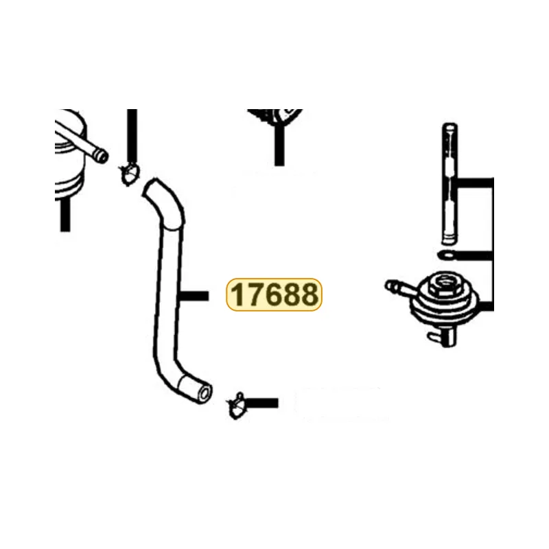 17688-KED9-900 TUBE ASSY CANSISTER-FCV — diagram cutout