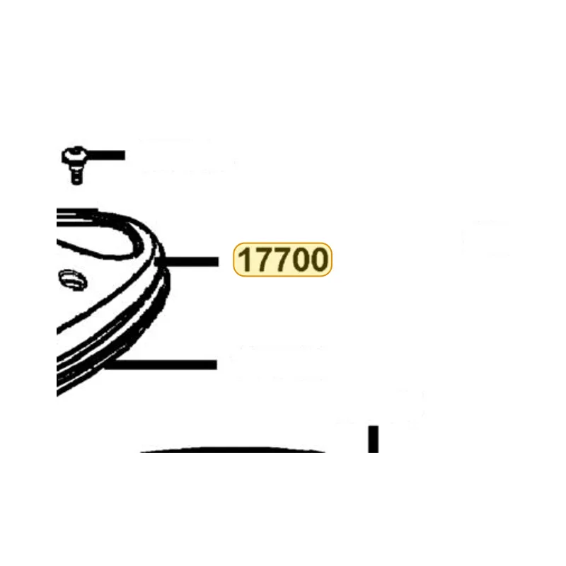 17700-KED9-900 COVER TANK — diagram cutout