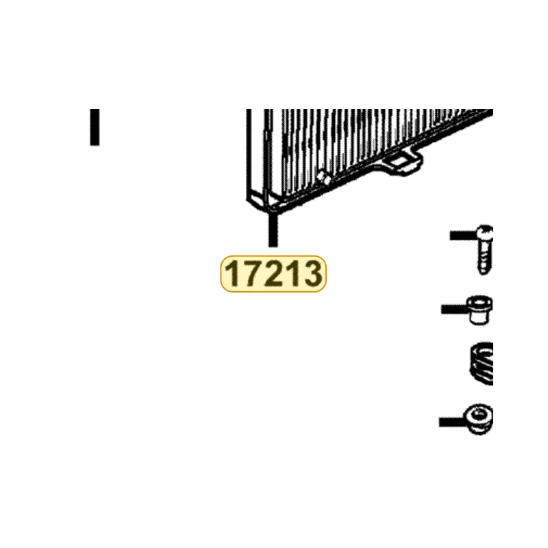 17213-KED9-900 ELMENT ASSY — diagram cutout
