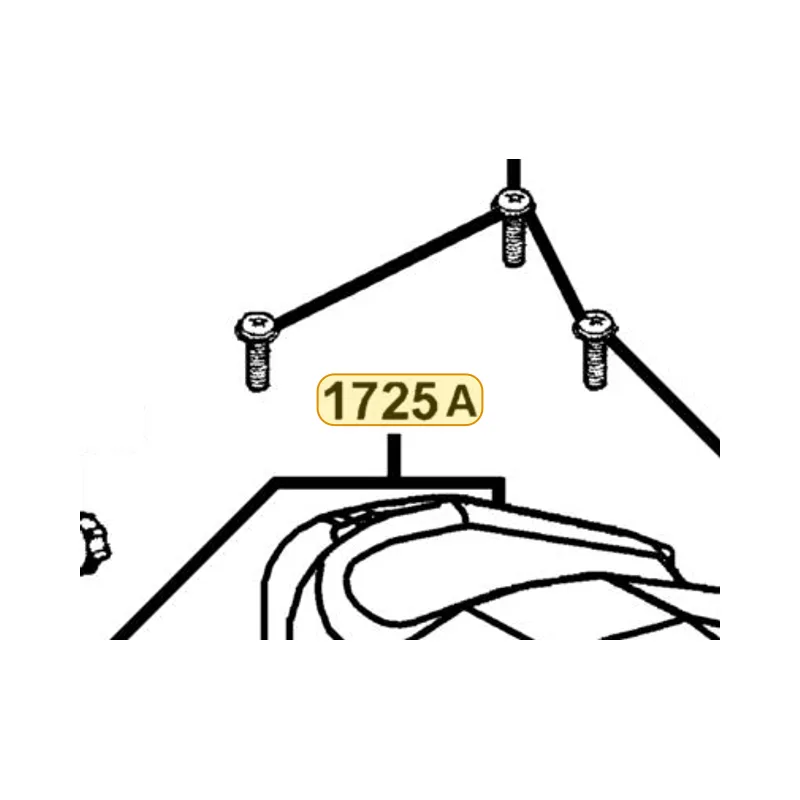 1725A-KED9-900 TOP COVER COMP — diagram cutout