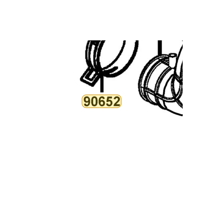 90652-KED9-900 BAND 74 AIR/C CONN TUBE — diagram cutout