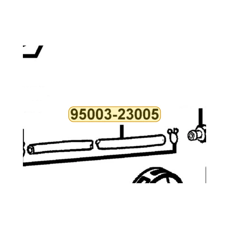 95003-23005-60 V TUBE 8*12*50 — diagram cutout