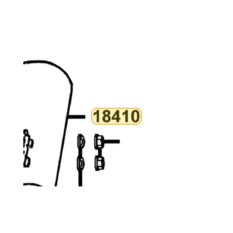 18410-KED9-M30 BODY COMP REAR MUFFLER — diagram cutout