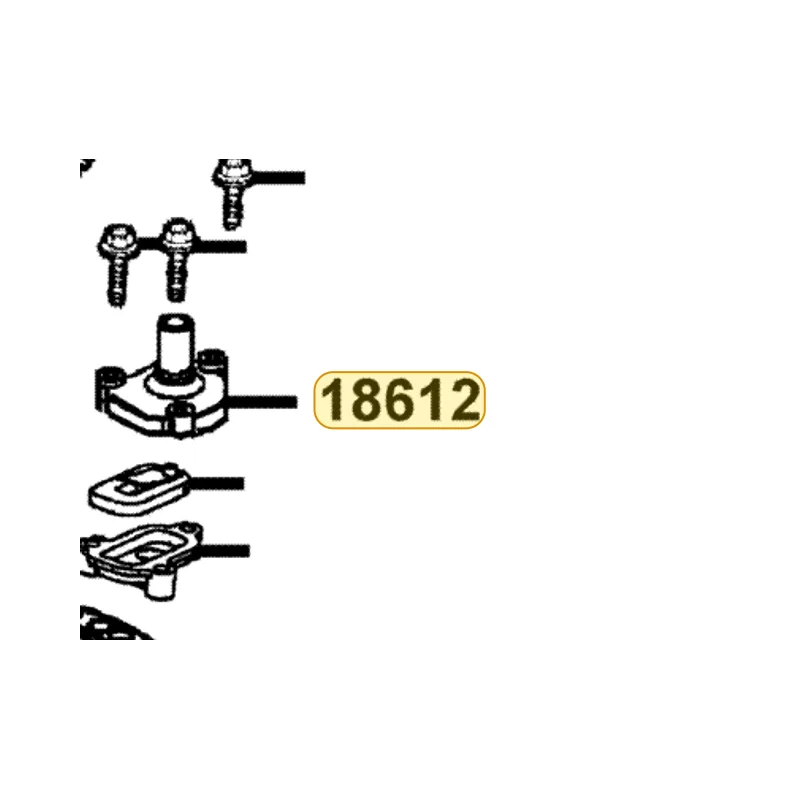 18612-KED9-900 COVER REED VALVE — diagram cutout